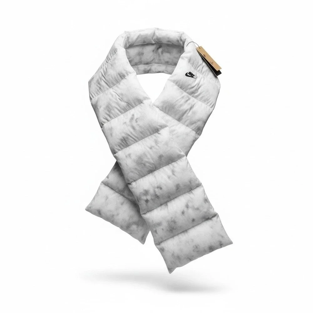Nike Insulated Scarf Thermore Ecodown Marble Puffer White N.100.4348.102.OS